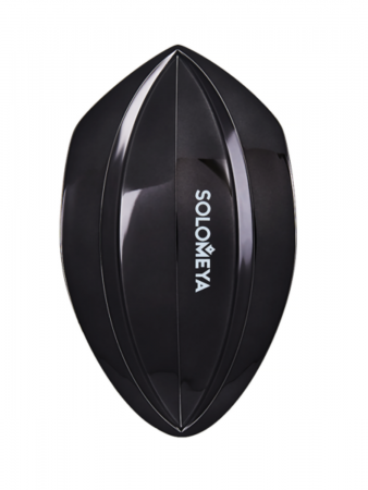 Многофункциональная расческа для распутывания, массажа и мытья кожи головы мини Черная Solomeya Wonder scalp brush mini Black, 1 шт